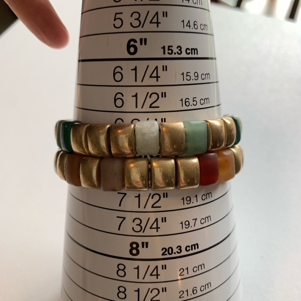 Universal Thread Gold And Multicolor Genuine Ston… - image 3